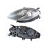Left Headlamp (Grey Bezel, Twin Reflector, Halogen, Takes H7/H1 Bulbs, Supplied With Motor And Bulbs, Original Equipment) for Fiat BRAVO 2010 on