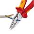 KNIPEX 13185 Needle Nose Combination Pliers insulated with multi component grips, 185mm