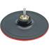 RUBBER DISC W. SHAFT / ARBOR 125MM
