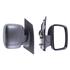 Right Wing Mirror (Electric, heated, Single Glass, temp. sensor) for Peugeot EXPERT Flatbed, 2007 Onwards