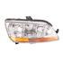Right Headlamp (With Amber Indicator With Fog Lamp, Original Equipment) for Fiat IDEA 2004 2005