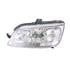 Left Headlamp (With Clear Indicator, With Fog Lamp,Original Equipment) for Fiat IDEA 2006 on