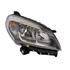 Right Headlamp (Halogen, Takes H7 / H7 Bulbs, Supplied With Bulbs & Motor, Original Equipment) for Fiat DOBLO Cargo 2015 on