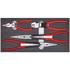 KNIPEX Set of Pliers in a Foam Tray, 4 Parts
