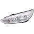 Left Headlamp (Halogen, Chrome Bezel, Take H7/ H1 Bulbs, Without Daytime Running Light, Supplied With Motor & Bulbs, Style Models, Original Equipment) for Ford FOCUS III 2015 2019