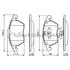 Bosch Front Brake Pads (Full set for Front Axle)   0986424825