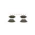 Bosch Rear Brake Pads (Full set for Rear Axle)   0986424988