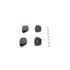 Bosch Rear Brake Pads (Full set for Rear Axle)   0986424988