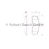 Bosch Front Brake Pads (Full set for Front Axle)   0986461122