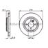 Bosch Front Axle Brake Discs (Pair)   Diameter: 276mm   0986478606