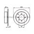 Bosch Rear Axle Brake Discs (Pair)   Diameter: 262mm   0986478655