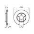 Bosch Front Axle Brake Discs (Pair)   Diameter: 274mm   0986479034