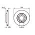 Bosch Front Axle Brake Discs (Pair)   Diameter: 239mm   0986479036
