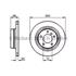 Bosch Rear Axle Brake Discs (Pair)   Diameter: 300mm