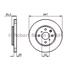 Bosch Front Axle Brake Discs (Pair)   Diameter: 247mm