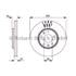 Bosch Front Axle Brake Discs (Pair)   Diameter: 280mm   0986479553