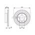 Bosch Front Axle Brake Discs (Pair)   Diameter: 302mm   0986479716