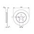Bosch Rear Axle Brake Discs (Pair)   Diameter: 259mm   0986479721