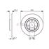 Bosch Rear Axle Brake Discs (Pair)   Diameter: 290mm   0986479C25