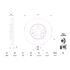 Bosch Front Axle Brake Discs (Pair)   Diameter: 296mm   0986479F05