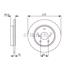 Bosch Rear Axle Brake Discs (Pair)   Diameter: 270mm   0986479S64