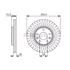 Bosch Front Axle Brake Discs (Pair)   Diameter: 296mm   0986479S93