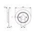 Bosch Rear Axle Brake Discs (Pair)   Diameter: 284mm   0986479V09