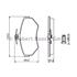 Bosch Front Brake Pads (Full set for Front Axle)   0986494010