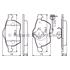 Bosch Front Brake Pads (Full set for Front Axle)   0986494050