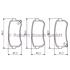Bosch Rear Brake Pads (Full set for Rear Axle)   0986494140