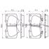 Bosch Front Brake Pads (Full set for Front Axle)   0986494153