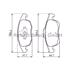 Bosch Front Brake Pads (Full set for Front Axle)   0986494235