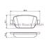 Bosch Rear Brake Pads (Full set for Rear Axle)   0986494247