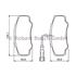 Bosch Rear Brake Pads (Full set for Rear Axle)   0986494391
