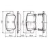 Bosch Rear Brake Pads (Full set for Rear Axle)   0986494403