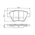 Bosch Rear Brake Pads (Full set for Rear Axle)   0986494416