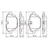 Bosch Rear Brake Pads (Full set for Rear Axle)   0986494432