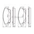 Bosch Front Brake Pads (Full set for Front Axle)   0986494434