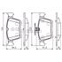 Bosch Rear Brake Pads (Full set for Rear Axle)   0986494659