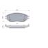 Bosch Front Brake Pads (Full Set for Front Axle)   0986494741