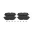 Bosch Front Brake Pads (Full set for Front Axle)   0986494946