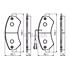Bosch Front Brake Pads (Full set for Front Axle)   0986495095