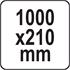 ALUMINIUM ANGLE, ADJUSTABLE,1000 MM, TYP