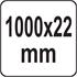 HEXAGONAL WRECKING BAR 1000 X 22 MM