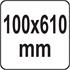 ABRASIVE BELT 100x610 GRIT 40 5PCS