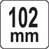 TCT UNIVERSAL HOLE SAW 102MM 5/8''