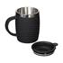 Thermos 450ml Thermocafe Soft Touch Desk Mug Black
