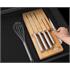 Joseph Joseph Elevate Steel 5 Piece Knife Set with In Drawer Bamboo Storage Tray