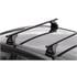 Nordrive Quadra black steel square Roof Bars for Volvo S40 II 2004 2012