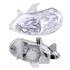 Kia Rio 2001 2002 LH Headlight, With Load Level Adjustment, Supplied With Motor